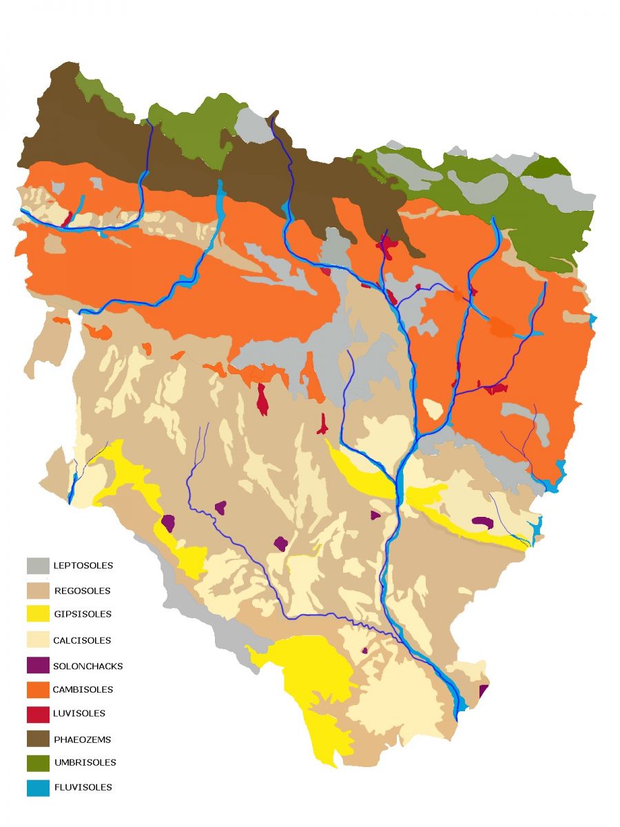 Mapa de Suelos de Huesca